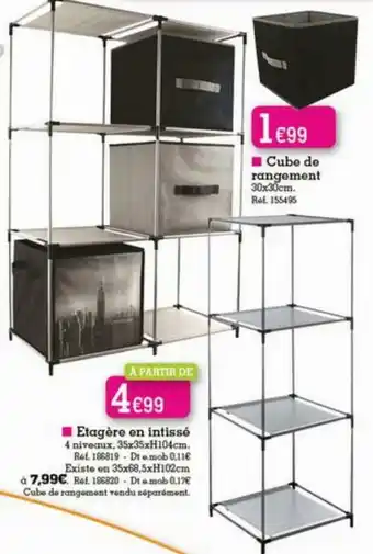 Etagère en intissé