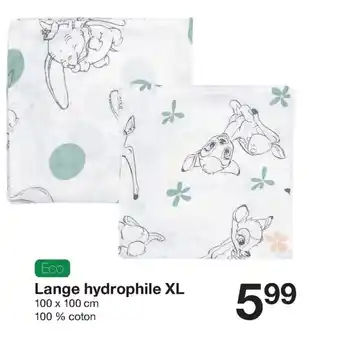 Zeeman Lange hydrophile XL offre