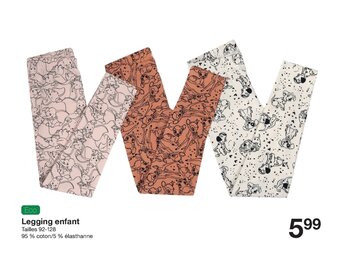 Zeeman Legging enfant offre