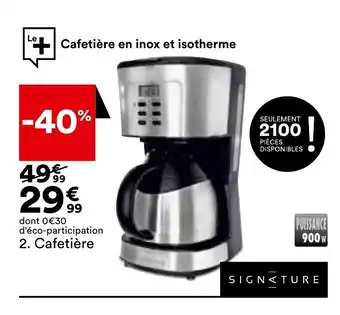 BUT Cafetière offre