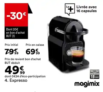 BUT Expresso offre