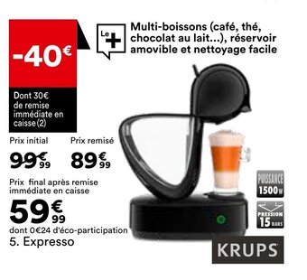 BUT Expresso offre