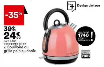 BUT Bouilloire oi grille pain au choix offre