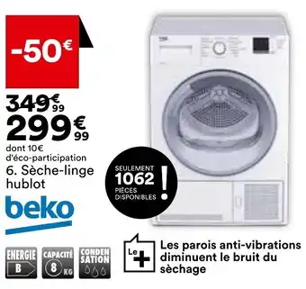 BUT Sèche-linge hublot offre