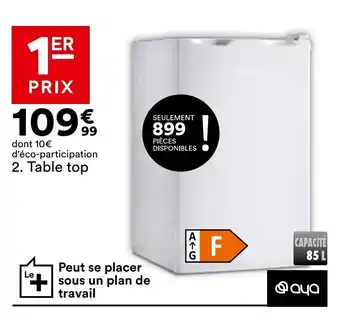 BUT Table top offre