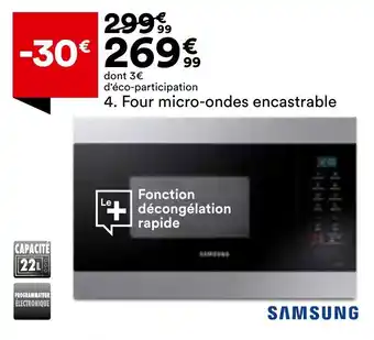 BUT Four micro-ondes encastrable offre