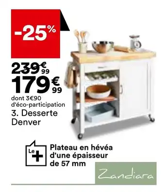 BUT Desserte denver offre