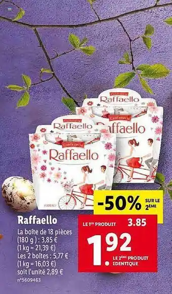 Lidl Raffaello offre