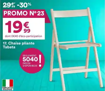 BUT Chaise pliante tabata offre