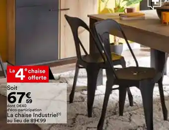 BUT La chaise industriel offre
