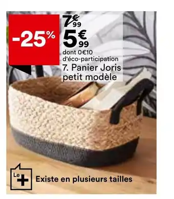 BUT Panier joris petit modèle offre