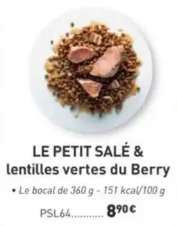 Comtesse du Barry LE PETIT SALÉ & lentilles vertes du Berry offre