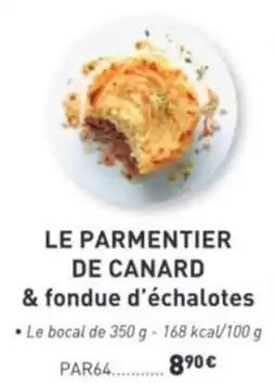 Comtesse du Barry LE PARMENTIER DE CANARD offre
