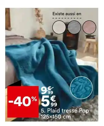Plaid tressé pop