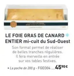Comtesse du Barry LE FOIE GRAS DE CANARD offre