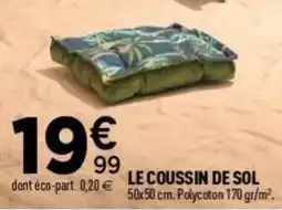 Centrakor Le coussin de sol offre