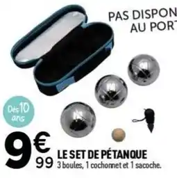 Centrakor LE SET DE PÉTANQUE offre