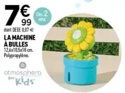 Centrakor atmosphera for kids LA MACHINE À BULLES offre