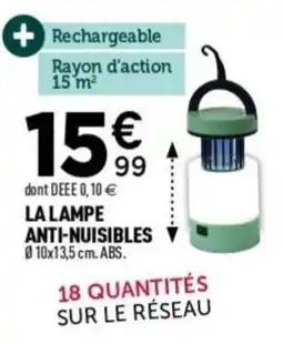Centrakor LA LAMPE ANTI-NUISIBLES offre
