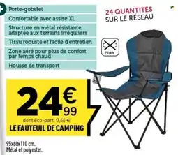 Centrakor LE FAUTEUIL DE CAMPING offre
