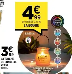 Centrakor Citronnelle LA BOUGIE offre