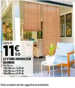 Centrakor LE STORE ENROULEUR BAMBOU offre
