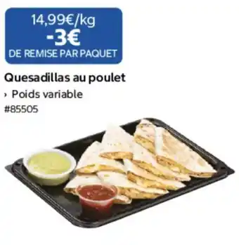 Quesadillas au poulet