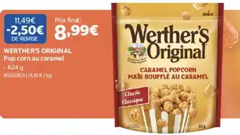 Costco Werther's Original Pop corn au caramel offre