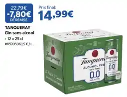 Costco Tanqueray Gin sans alcool offre