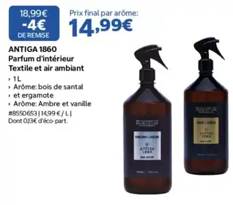 Costco ANTIGA 1860 Parfum d'intérieur offre
