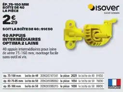 Brico Dépôt Isover Appuis intermédiaires offre