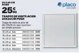 Brico Dépôt placo TRAPPE DE VISITE ACIER offre