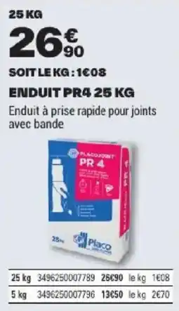 Brico Dépôt PLACOJOINT ENDUIT PR4 offre