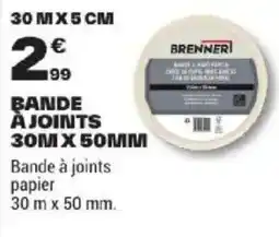 Brico Dépôt BRENNERI Bande à joints offre