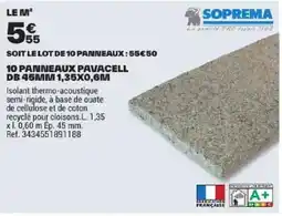 Brico Dépôt SOPREMA PAVACELL offre
