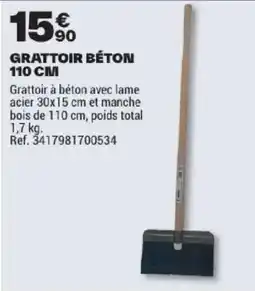 Brico Dépôt GRATTOIR BÉTON offre