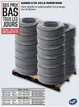 Brico Dépôt Gaine ICTA offre