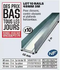Brico Dépôt BRICODEPOT.RAIL offre
