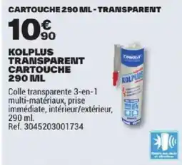 Brico Dépôt KOLPLUS CARTOUCHE 290 ML offre
