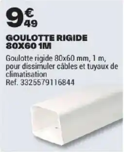 Brico Dépôt Goulotte rigide 80x60 1M offre
