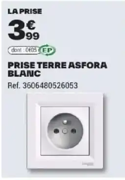 Brico Dépôt ASFORA PRISE TERRE BLANC offre
