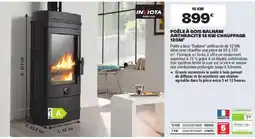 Brico Dépôt INVICTA POÊLE À BOIS BALHAM offre