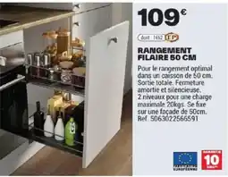 Brico Dépôt RANGEMENT FILAIRE 50 CM offre