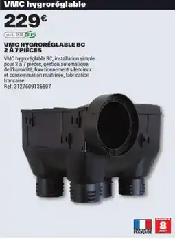 Brico Dépôt VMC hygroréglable BC offre