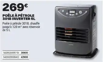 INVERTER POÊLE À PÉTROLE 3018