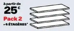 Brico Dépôt 4 etagreres offre