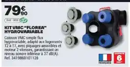 Brico Dépôt FLOREA KIT VMC HYGROVARIABLE offre