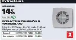Brico Dépôt EXTRACTEUR EXP offre