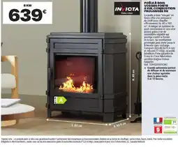 Brico Dépôt INVICTA Poêle à bois Vosges Fonte offre