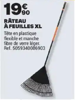 Brico Dépôt RÂTEAU À FEUILLES XL offre